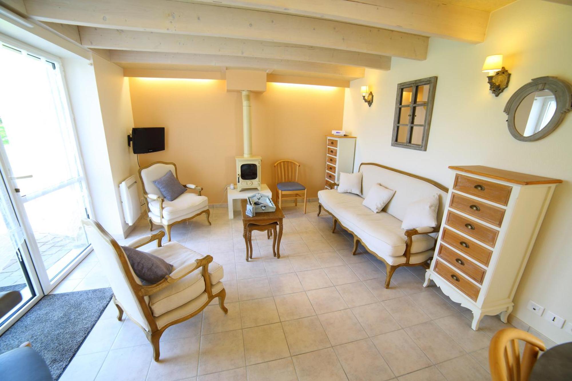 Saint-ÉvarzecLa Ferme De Vur Venアパートメント 部屋 写真